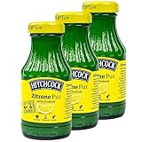 Hitchcock - 3er Pack Premium Zitronensaft Zitrone Pur 100% Direktsaft - Saft aus...