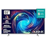 Hisense 55E7KQ PRO 139cm (55 Zoll) Fernseher, 4K UHD, QLED, Smart TV, HDR, Dolby Vision...