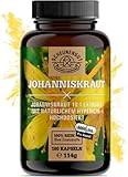 Johanniskraut Kapseln - 180 Stück je 5.000mg - WICHTIG: 10:1 Extrakt (= 5.000mg reines...