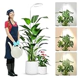 wolezek Pflanzenlampe LED Vollspektrum, 80 LEDs 6500K Grow Light, 160cm Großes...