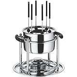 WMF Allegro Fondue-Set 11-teilig, für 6 Personen, mit Brenner und Gabeln,...