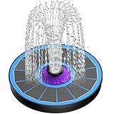 SZMP Solar Springbrunnen für außen 3.5W, 2025 Upgrade Solarbrunnen Teichpumpe Solar mit...