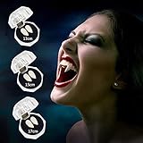 YILAIDA Vampir Zähne Kostüm 4 Größe Fangs Vampire Gefälschte Zähne für Cosplay...