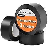 ZWERKZEUG Panzertape - 3 Rollen - Reparatur Klebeband - Gewebeband - extra stark...