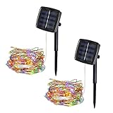 Rpporm 5M Powered Solar Decor String Light 50Lights Kupferdraht Party Fairy Outdoor Home...