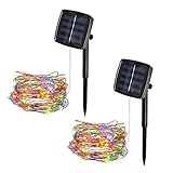 Rpporm 5M Powered Solar Decor String Light 50Lights Kupferdraht Party Fairy Outdoor Home...