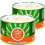 Aottom Citronella Kerze Outdoor groß, 2 x 400g Outdoor Kerzen Natürliche...