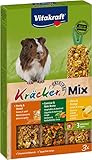 Vitakraft Kräcker Trio-Mix, Knabberstangen, für Meerschweinchen, mit Citrus, mit...