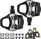 TacoBey Rennradpedale, Rennrad Klickpedale Set mit Cleats für Shimano SPD-Klickpedale,...