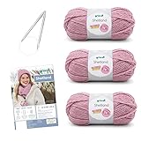 Gründl Strickkomplettset Shetland, 80% Polyacryl, 20% Wolle, rose melange, 30 x...