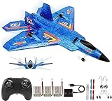 F-22 RC Flugzeug, 2.4Ghz Ferngesteuertes Flugzeug Raptor Fighter Flugzeug Modell Spielzeug...