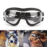 NAMSAN Sonnenbrillen für Hunde Einstellbar Hundebrille Wasserdicht Winddicht Hunde...