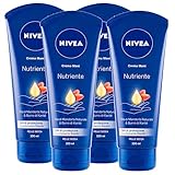 Nivea Feuchtigkeitsspendende Handcreme mit Mandelöl und Karité-Butter für trockene...