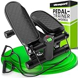 Ultrasport Stepper für Zuhause I Mini Fitness, 2 in 1 Up-Down Swing Stepper LCD...