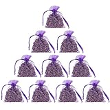 10 Stück Lavendelsäckchen - Lavendel Duftsäckchen, 100g Lavendelblüten...