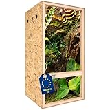 ITA Hochterrarium 60x120x60 cm mit Seitenbelüftung & Integriertem Hygrometer -...