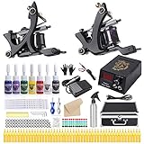 HAWINK Tattoo Komplettes Tattoo-Kit für Anfänger Tattoo-Netzteil-Kit 7...