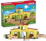 SCHLEICH Farm World | Große Farm mit Bauernhaus 42605 | Set inkl. Haus, Bauer,...