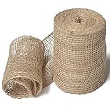 Jute-Wickelstreifen Juteband 15cm x 25m Jutegewebe Dekoband Winterschutz...
