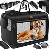 Lovpet® Transportbox Hund Katze Transporttasche M 60x42x42cm |...