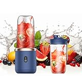XPJBKC Tragbarer Mixer Smoothie Maker to Go, 400ml Smoothie Mixer, USB Mixer to go, Mixer...