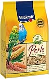 Vitakraft Sittich Perle, Futter für Wellensittiche, mit hochwertigen Saaten,...