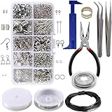 ManYee Schmuck Basteln Set Schmuckwerkzeug Schmuck Selber machen Ketten Band mit...