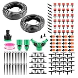Garten BewässerungsSystem, Garten Bewässerung Kit, 15M Bewässerungsrohre,Automatik...
