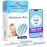 Easy@Home 25 Ovulationstest Kinderwunsch Fruchtbarkeitstest für Frauen Eisprung...