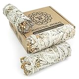 MUT22 3 Weißer Salbei Premium Kalifornischer, 100% natürlich und reinigend, ideal für...