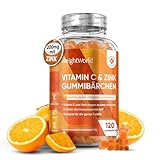 Vitamin C Gummibärchen - 200mg mit Zink Für Erwachsene & Kinder - Immunsystem &...