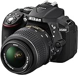 Nikon D5300 Digital SLR Camera with 18-55mm VR Lens Kit - Black (24.2 MP) 3.2 inch LCD...