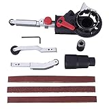 TTOCAR Bandschleifer, Winkelschleifer-Zubehör, Aluminiumlegierung, Schwarz, 3...