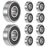 10 Stück 6000-2RS Kugellager 10 mm x 26 mm x 8 mm doppelt geschützte Rillenkugellager...