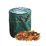 Fiacvrs Gartenabfallsack, Garten Zubehör Laubsack Wiederverwendbar Faltbar Mit...