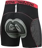 SJAPEX Radhose Damen/Herren, 5D-Gel Gepolsterte, Atmungsaktive MTB-Unterwäsche,...