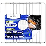 Verstellbarer Gitterrost für Backofen mit einer Tiefe von 320 mm und einer...