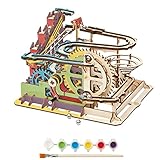 Think Gizmos TG903-3D Holzpuzzles - Holz-Kugelbahn Mechanischer Bausatz - Bauen Sie Ihr...