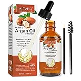 Arganöl Haare 60ML Argan öl Vegan für Gesicht, Hautpflege, Haare, Nägel,...
