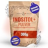 Inositol + Pulver – 300g Myo Inositol Pulver – Inositol 4000mg pro...