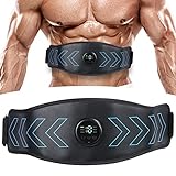 YUYTE EMS bauchmuskeltrainer, Intelligenter EMS Fitness Gürtel, Tragbarer...