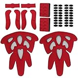 ZJchao 2 Sets Universal Helm Liner Safety Hut Auskleidung Sponge Pad mit Netz für...