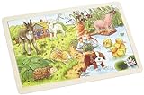 goki 57890 - Einlegepuzzle - Tierkinder II