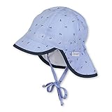 Sterntaler Baby-Jungen Schirmmütze M. Nackenschutz Bonnet, Bleu, 49 Bébé...