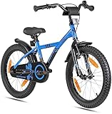 PROMETHEUS BICYCLES Kinderfahrrad 18 Zoll Jungen ab 6 Jahre - Kinder Fahrrad 18 Zoll Junge...