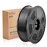 SUNLU ABS Filament 1.75mm, Hoch Hitzebeständiges und Langlebiges 3D Drucker Filament,...