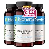 Johanniskraut Kapseln – 300 Stück mit 260 mg pflanzlicher Komplex mit Vitamin B6 von...