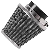 Evermotor Universal Doppelschicht Stahl Filter Luftfilter 52mm 53mm 54mm für Motorrad...