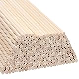 Belle Vous Holzstab, rund, natur (200 Stück) – 18 cm – Massivholzkiste,...