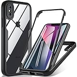 Für iPhone X/iPhone XS Hülle, 360 Grad Schutzhülle Stoßfest Handyhülle iPhone X mit...